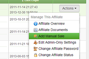 Manage your affiliates