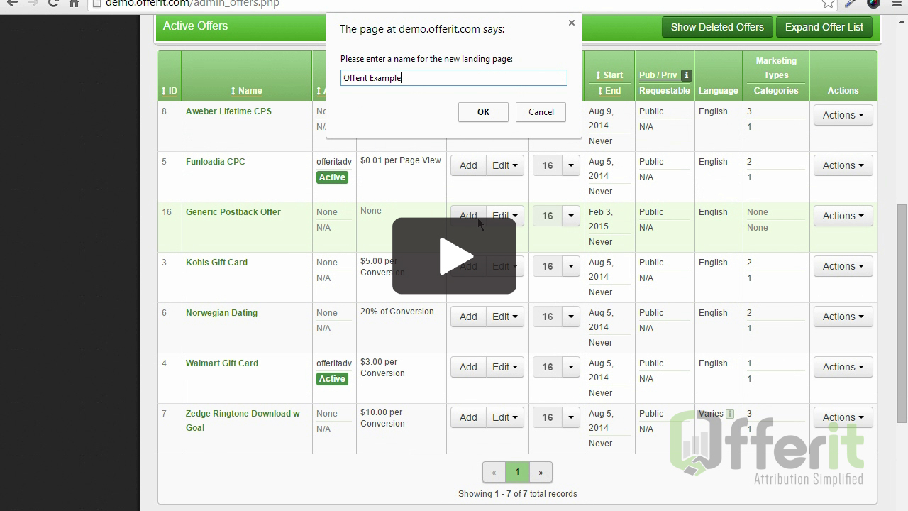 Custom Tracking Domains using Offerit and GoDaddy